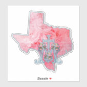 テキサス州賛美ヴァージンメアリ宗教マリアン・クロス シール (シート)