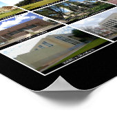 テキサス州郡裁判所ポスター（黒い水平） ポスター (角)