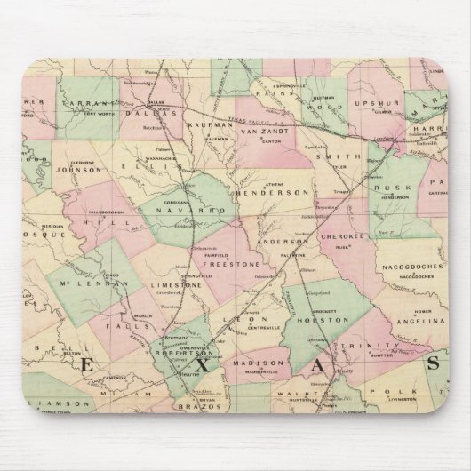 テキサス州部分 マウスパッド (正面)