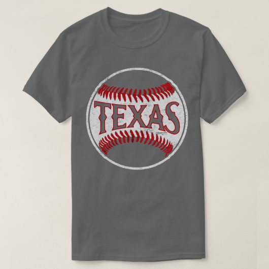 テキサス州野球シティTシャツ1 Tシャツ (デザイン正面)