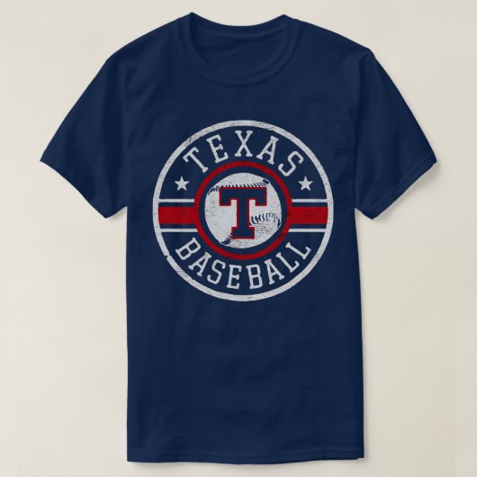 テキサス州野球市のTシャツ Tシャツ (デザイン正面)