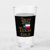 テキサス州金ゴールド タンブラーグラス (正面)