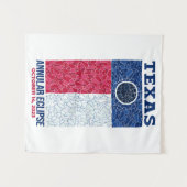 テキサス州金環日食タペストリー タペストリー (正面(横))