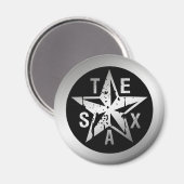 テキサス州銀星 マグネット (正面/裏面)