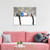 テキサス州雪 キャンバスプリント (インサイチュ (リビング))