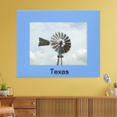 テキサス州風車 キャンバスプリント (インサイチュ (リビング))