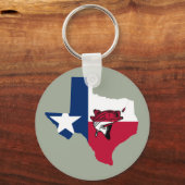 テキサス州魚釣り キーホルダー (正面)