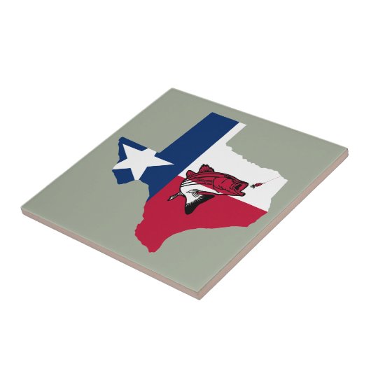 テキサス州魚釣り タイル (側面)