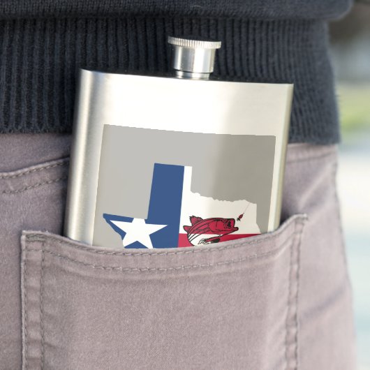 テキサス州魚釣り フラスク (インサイチュ)