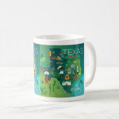 テキサス州11ozまたは15ozマグカップ コーヒーマグカップ (正面右)