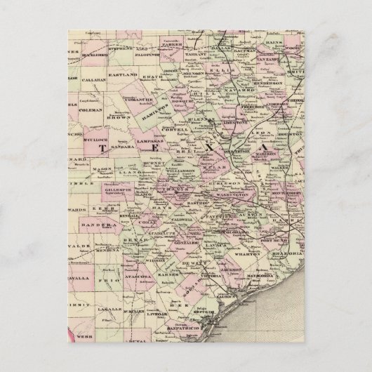 テキサス州12 ポストカード (正面)