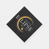 テキサス州2024年太陽のEclipse視聴パーティー スタンダードランチョンナプキン (角)