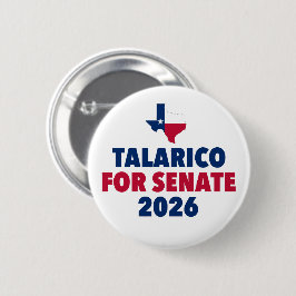 テキサス州2026年上院選 詹姆斯・タラリコ 缶バッジ