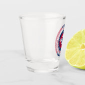 テキサス州28thスター愛国的なショットグラス ショットグラス (左)