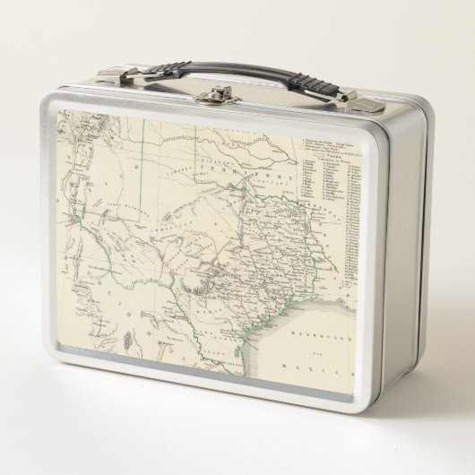 テキサス州2 2 メタルランチボックス (正面)