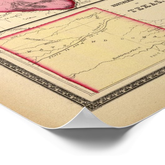 テキサス州3 ポスター (角)