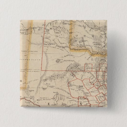 テキサス州4 缶バッジ (正面)