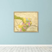 テキサス州5 キャンバスプリント (インサイチュ (ウッドフロア))