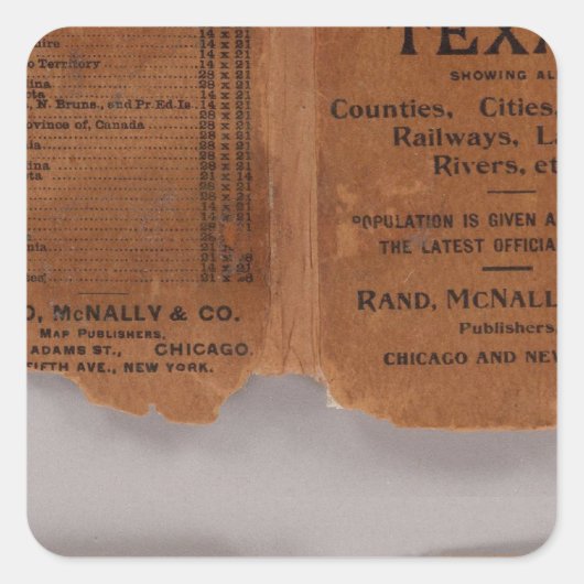 テキサス州5 スクエアシール (正面)