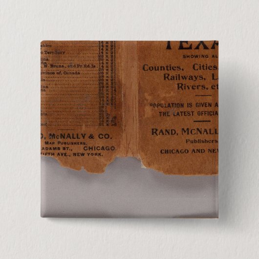 テキサス州5 缶バッジ (正面)