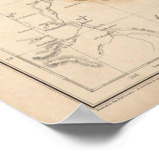 テキサス州6 ポスター (角)