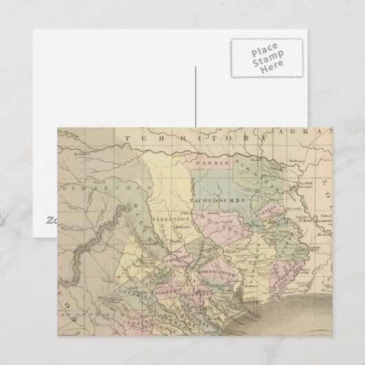 テキサス州6 ポストカード (正面/裏面)