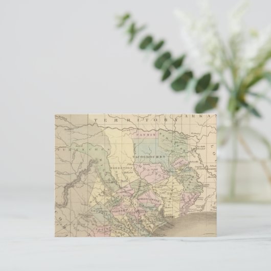 テキサス州6 ポストカード (スタンド正面)