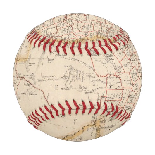 テキサス州6 野球ボール (裏面)