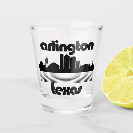 テキサス州・アーリントン ショットグラス (正面)