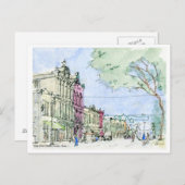 テキサス州・オースティンのイースト第6通り ポストカード (正面/裏面)