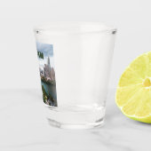 テキサス州・オースティン市のスカイライン写真 ショットグラス (右)