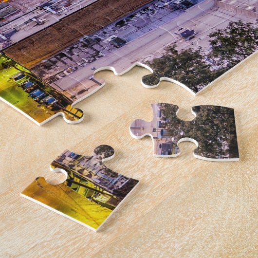 テキサス州・オースティン統一された州 ジグソーパズル (側面)