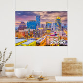 テキサス州・オースティン統一された州 ポスター (キッチン)