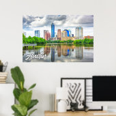 テキサス州・オースティン統一された州 ポスター (ホームオフィス)