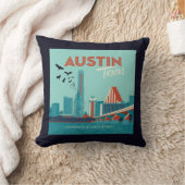 テキサス州・オースティン |コングレスアベニューブリッジ クッション (ブランケット)
