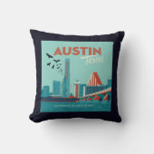 テキサス州・オースティン |コングレスアベニューブリッジ クッション (正面)
