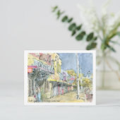 テキサス州・オースティン・モンロー・セントのS・コングレスアベニュー ポストカード (スタンド正面)