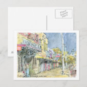 テキサス州・オースティン・モンロー・セントのS・コングレスアベニュー ポストカード (正面/裏面)