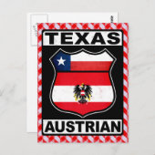 テキサス州・オーストリア・アメリカン・カード ポストカード (正面/裏面)