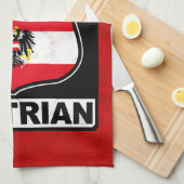 テキサス州・オーストリア・アメリカン キッチンタオル (四つ折り)