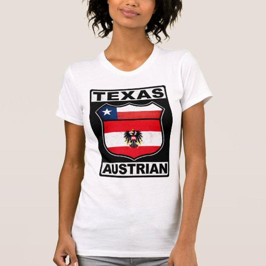 テキサス州・オーストリア・アメリカン Tシャツ (正面)