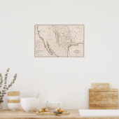 テキサス州・カリフォルニアとオレゴン， 1846 ポスター (キッチン)