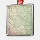 テキサス州、カリフォルニア メタルオーナメント (左)