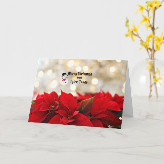 テキサス州 カード (黄色い花)