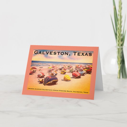 テキサス州・ガルベストン・スチュートビーチ シーズンカード (正面)