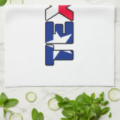 テキサス州 キッチンタオル (折り畳み)