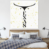 テキサス州 キャンバスプリント (インサイチュ (寝室))