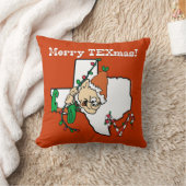 テキサス州・クリスマス クッション (ブランケット)