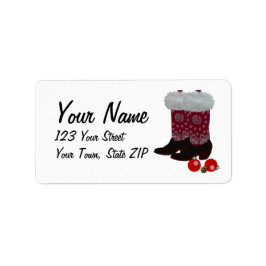 テキサス州・クリスマス ラベル