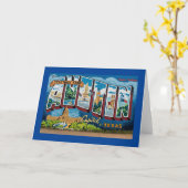 テキサス州・グリーティング カード (黄色い花)